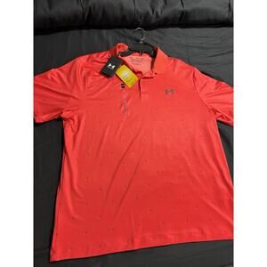Under Armour Performance Polo Golf Shirt Men’s XL Red NWT MSRP $60